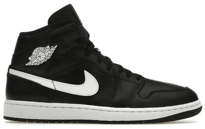Produktbild von Jordan 1 Mid Black White (Women's) - EU 38