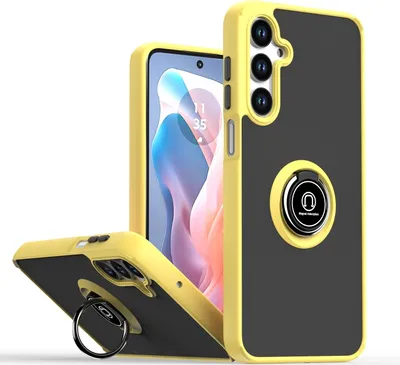 Produktbild von Für Samsung Galaxy A16 5G Shadow Design TPU + PC Schutz Hülle Tasche Case Schutzhülle Gelb