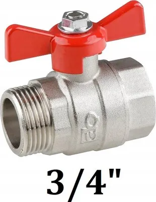 Immagine prodotto di WZ Valvola a farfalla Valvola a sfera con 3/4 pollici AQUER GLAND