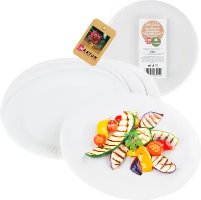 Produktbild von Satz Von 10Pcs. Teller Pappteller 18Cm