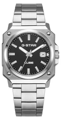 Produktbild von G-Star Armbanduhr Date Cube Silver
