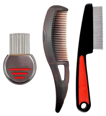 Produktbild von Kopfhautbürste – Läusekamm und Kopfhautpeelingbürste | Ergonomischer, tragbarer Reiniger für Styling und Haushalt