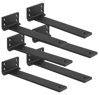 Imagen del producto de Soportes flotantes para estantes decorativos, de 12 pulgadas