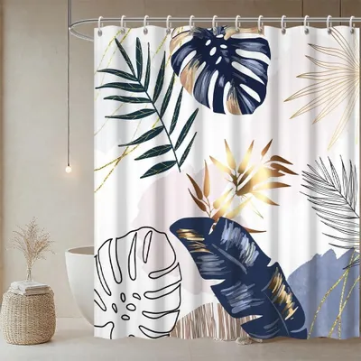 Obrázok produktu pre Omgoods – Vodotesná záclona do sprchy, 180 x 200 cm