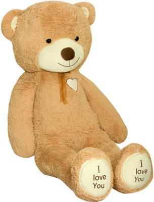 Produktbild von TEDBI XXL Groß Teddybär Plüsch Kuschel Stoff Tier Teddy Bär B01, Farbe:Hellbraun, Größe:XXXL - 200cm