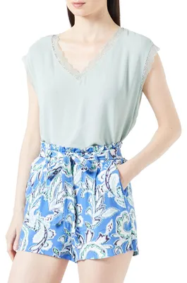 Produktbild von ONLY Damen Onlnova Life Milla Shorts AOP Ptm, Dazzling Blue/AOP:440 Soft Boho, X