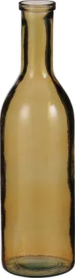 Produktbild von Mica Decorations Rioja Glasflasche - H50 x Ø15 cm - Recyceltes Glas - Ocker