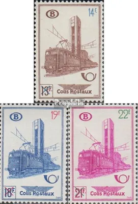 Produktbild von Briefmarken Belgien 1956 Mi PP44-PP46 (kompl.Ausg.) postfrisch Postpaketmarken