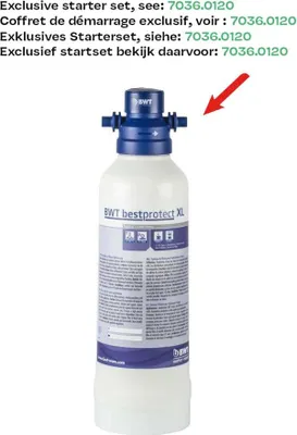 Image de Filtre à eau, 145 x 145 x 500 mm