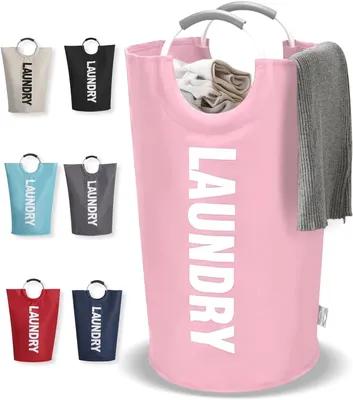 Produktbild von Wäschekorb faltbar, 115 Liter, Aluminiumgriffe, wasserdicht, für die Küche
