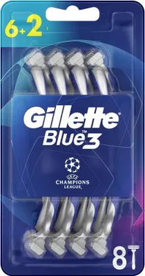 Obrázek produktu pro Gillette Blue3 holicí strojky 6 + 2 kusy