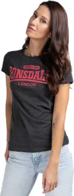Produktbild von Lonsdale Tulse Kurzarm-t-shirt Schwarz M Frau Schwarz M