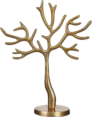 Zdjęcie produktu dla Mica Decorations Wysięgnik do przedmiotów dekoracyjnych - 31x12x39 cm - Aluminium - Złoty