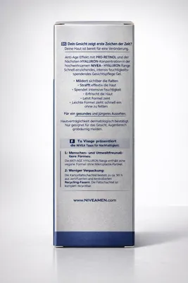 Obrázok produktu pre Pánský pleťový gel Nivea Men Anti-age Hyaluron, 50 ml