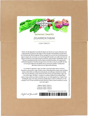 Produktbild von Zigarrentabak- Samenset mit 3 traditionelleTabaksorten zur Zigarrenherstellung
