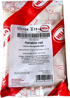 Produktbild von Hela Kutterhilfsmittel Helabin rot mit Umrötung 150g
