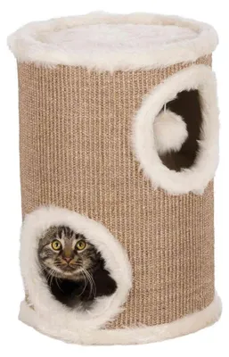 Produktbild von TRIXIE Kratztonne Edoardo - taupe/creme - 50 cm