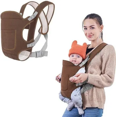 Obrázok produktu pre Detská taška 4 v 1 – elastická taška na nosenie – jednoduché použitie – unisex – prispôsobiteľná – multifunkčný batoh – do 15 kg