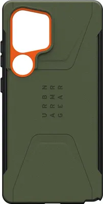 Immagine prodotto di UAG Civilian Pro, Olive Drab/Arancione - Samsung Galaxy S25 Ultra