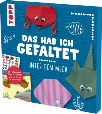 Image de Je l'ai plié Mini kit papier - Sous la mer