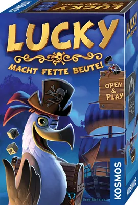 Immagine prodotto di KOSMOS Lucky, Würfelspiel, Kartenspiel, Familienspiel, Gesellschaftsspiel, ab 8 Jahren, 683894