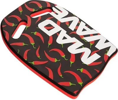 Produktbild von Madwave Ergo Printed Kickboard Schwarz Schwarz One Size