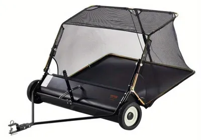 Immagine prodotto di Raccogli foglie – Aspirafoglie – Raccoglifoglie – Spazzolone da giardino – Spazzolone per erba – 132 cm – 740 litri