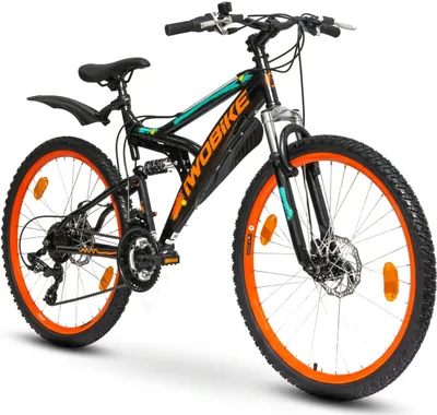 Zdjęcie produktu dla Rower górski 26 cali dla mężczyzn i kobiet, 21-biegowa przerzutka Shimano, hamulce tarczowe