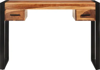 Produktbild von vidaXL Schreibtisch mit 2 Schubladen 110x50x77 cm Massivholz Akazie