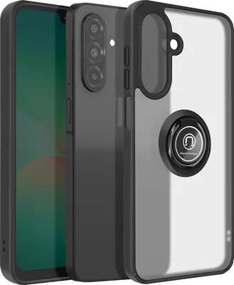 Produktbild von Avizar, Hulle Galaxy A26 Magnetring Transluzent, Schwarz