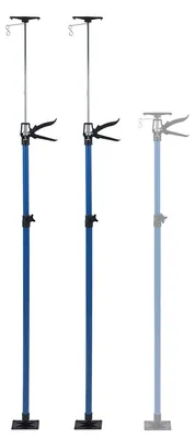 Teleskop-Stützstangen 115-290 cm, 2 Stück, Stahl, bis 30 kg