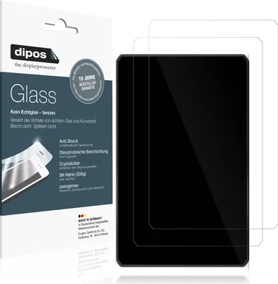 Produktbild von 2x Schutzfolie für Garmin dezl LGV720 - Anti-Shock 9H Folie dipos Glass Kunststoffglas