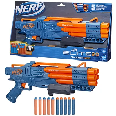 Zdjęcie produktu dla Dynamiczny NERF Elite 2.0 Ranger PD 5 - Stwórz swoje własne przygody z potężnym zasięgiem i precyzją! Idealny dla małych odkrywców i pasjonatów przygód!