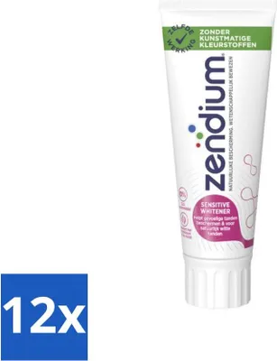 Immagine prodotto di Zendium Dentifricio Sensitive 75 ml - Confezione risparmio - 12 pezzi