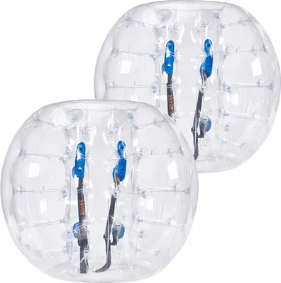 Produktbild von VEVOR aufblasbare Bumper-Bälle im 2er-Pack, 1,2 m Körper-Sumo-Zorb-Bälle für Teenager und Erwachsene, 0,8 mm dicke PVC-Menschenhamster-Blasenbälle für Team-Gaming-Spiele im Freien, Bumper-Bopper-Spiel