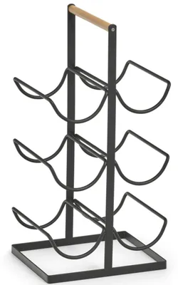 Produktbild von Zeller Present Weinregal, Schwarz, Metall, Quadratisch, 235 mm, 200 mm, 460 mm