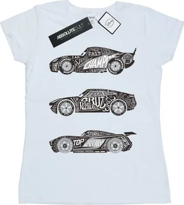 Produktbild von Disney - "Cars" T-Shirt für Damen BI13953 (L) (Weiß)
