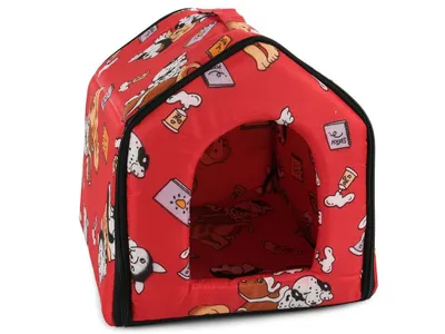 Obrázok produktu pre Verk 19003 Domček pre psa, mačku 35 x 31 x 32 cm červený
