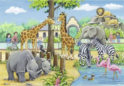 Produktbild von Willkommen im Zoo Ravensburger 07806