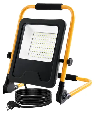Imagen del producto de LILIIN, foco LED de 100W con luz blanca cálida, cable de 3 metros, soporte en forma de U, ideal para iluminación de trabajo en interiores