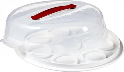 Produktbild von Curver chef@home Cupcake Box, transparent / weiß