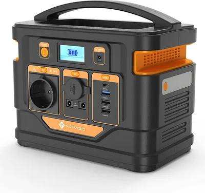 Produktbild von Tragbare Stromerzeuger NOVOO Generatoren Power Station Mit AC Steckdose,Tragbare Powerstation 230v, 296Wh/80000mAh Akku Mobiler Energiespeicher AC/DC-Port PD45W Type-C, CPAP Kraftwerk für Reise Camping Emergency