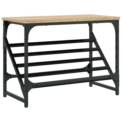 Obrázek produktu pro vidaXL Regál na boty Sonoma dub 60x30x45 cm odvozený výrobek ze dřeva