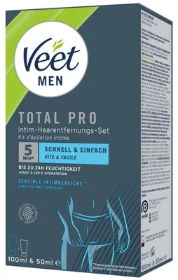 Immagine prodotto di Veet - Men TOTAL PRO - set depilazione intima