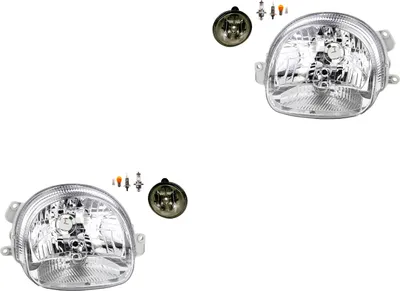 Produktbild von Scheinwerfer Satz passend für Renault Twingo I 09/00- H4 +Nebels+Leucht. 558130 7701045718 2615500Q03 4408447 91160027 7701045717 26150 Johns