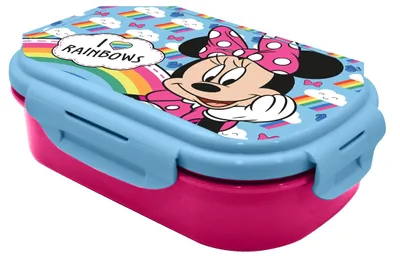 Obrázek produktu pro Pudełko śniadaniowe Minnie + sztućce MN30016