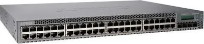 Zdjęcie produktu dla Juniper EX4300-48T, Zarządzany, Gigabit Ethernet (10/100/1000), Możliwości montowania w stelażu, 1U
