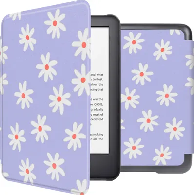Produktbild von imoshion Design Slim Hard Case Klapphülle Amazon Kindle (2024) / Amazon Kindle (2022) 11th gen - Flowers Distance
