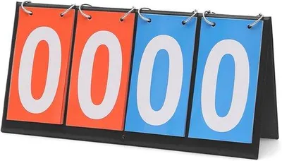 Productafbeelding van Draagbaar Scorebord 0-99 voor Sportwedstrijden - Multifunctioneel Speldisplaybord
