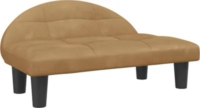 Obrázek produktu pro vidaXL Pelíšek pro psy hnědý 70x52x30 cm Velvet